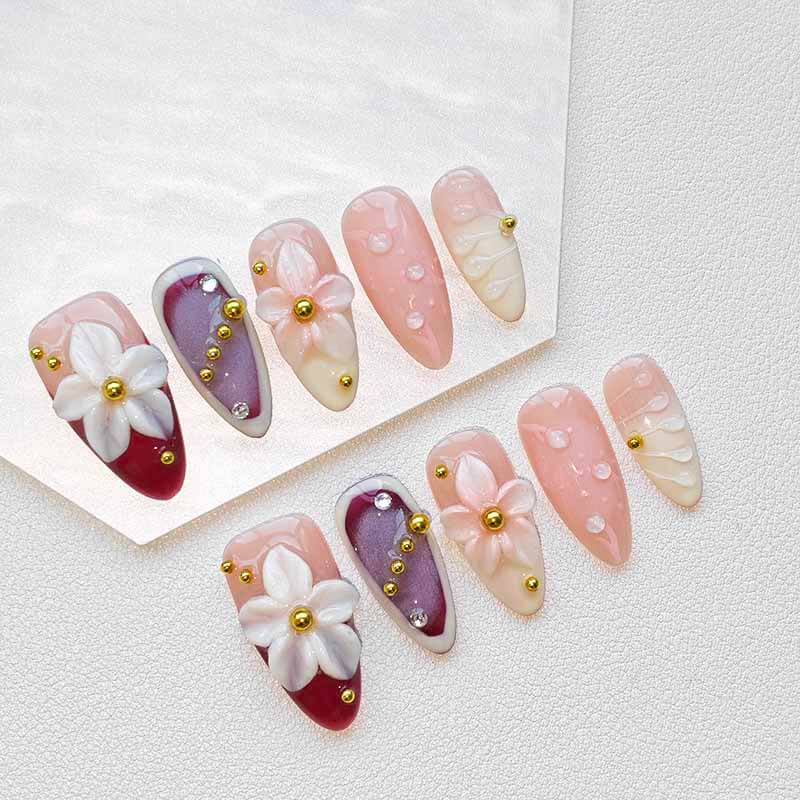 Beauty Art Garden Press On Nail Palm Holiday 212