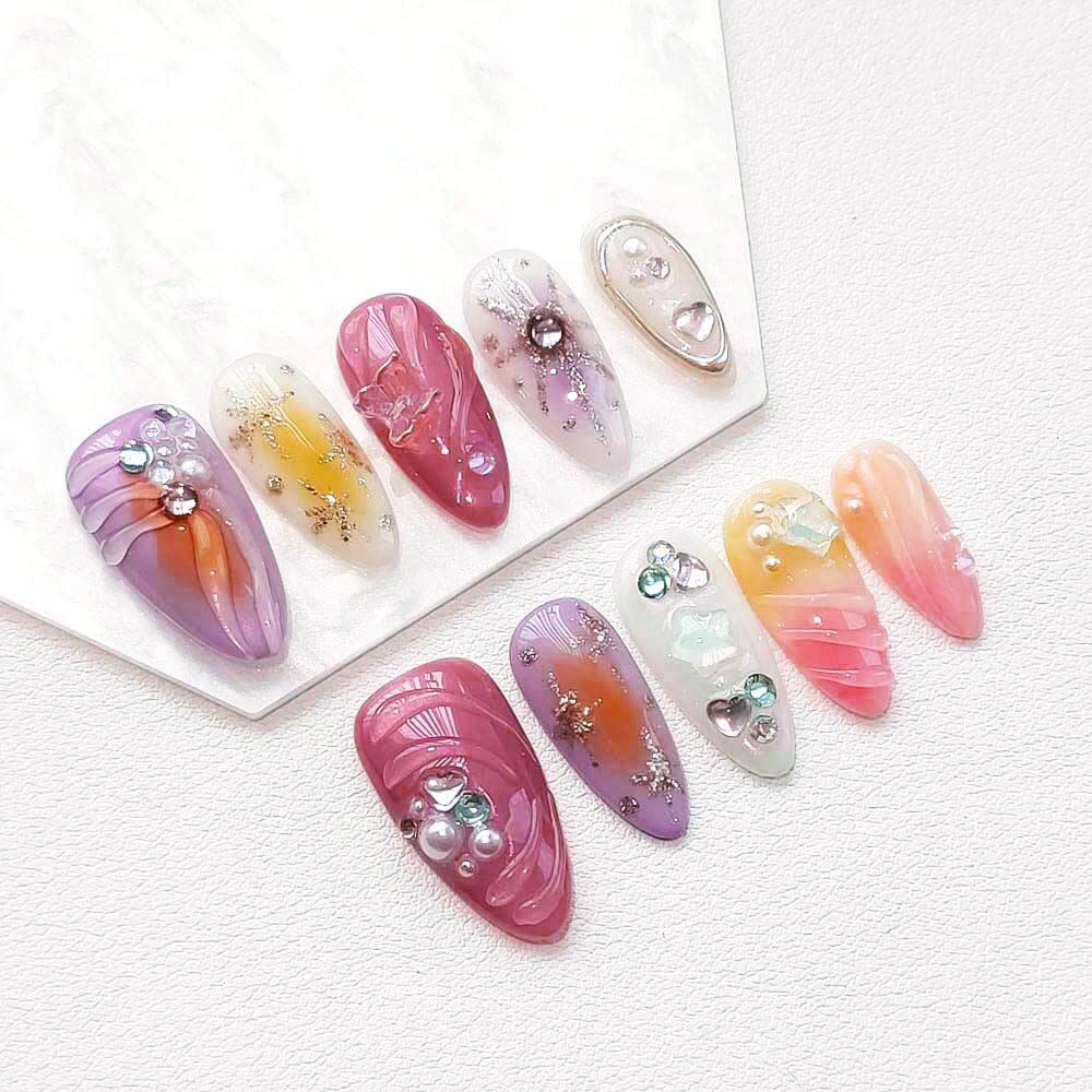 Art Garden Press On Nails Pastel Prism 32