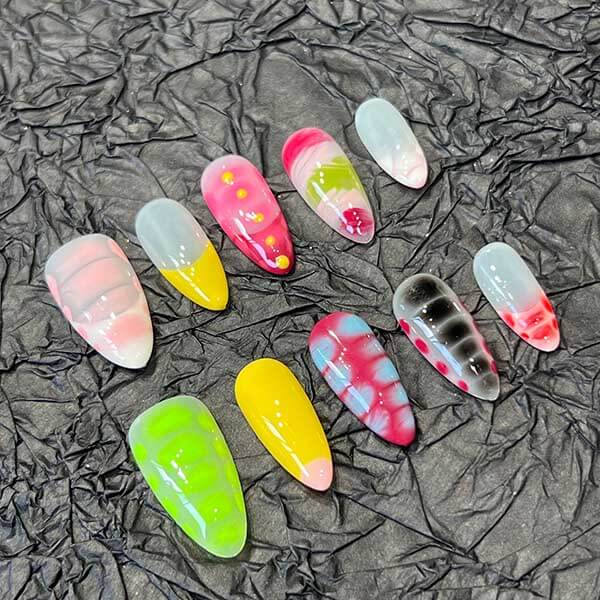Art Garden Press On Rainbow Turtleback