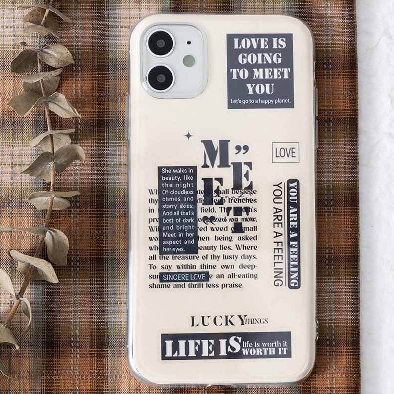 Romantic Letters PET Lettering Journal Stickers