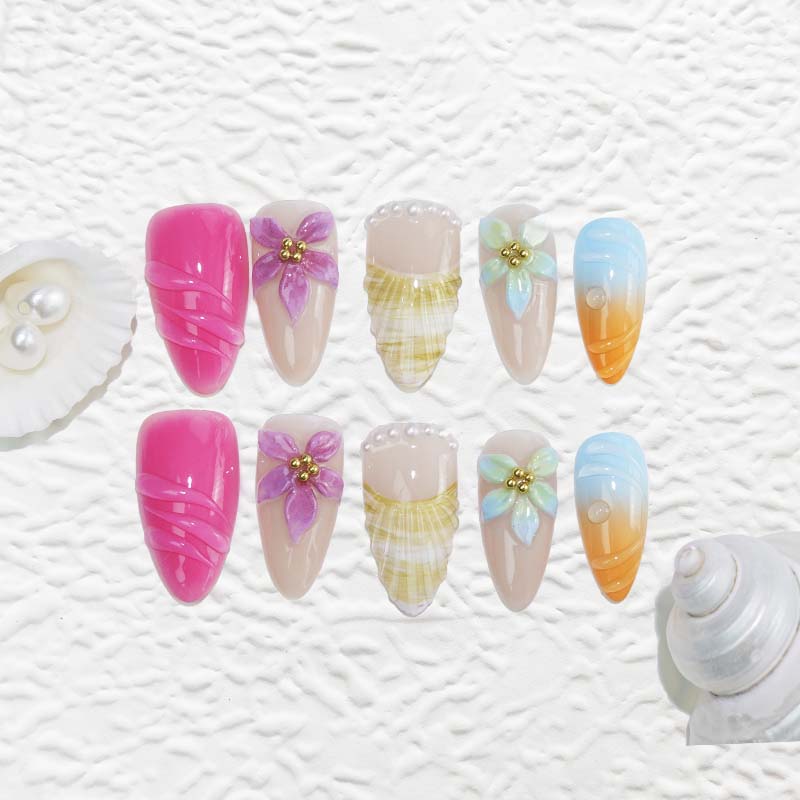 Art Garden Press On Nails Seashell Fantasy 114