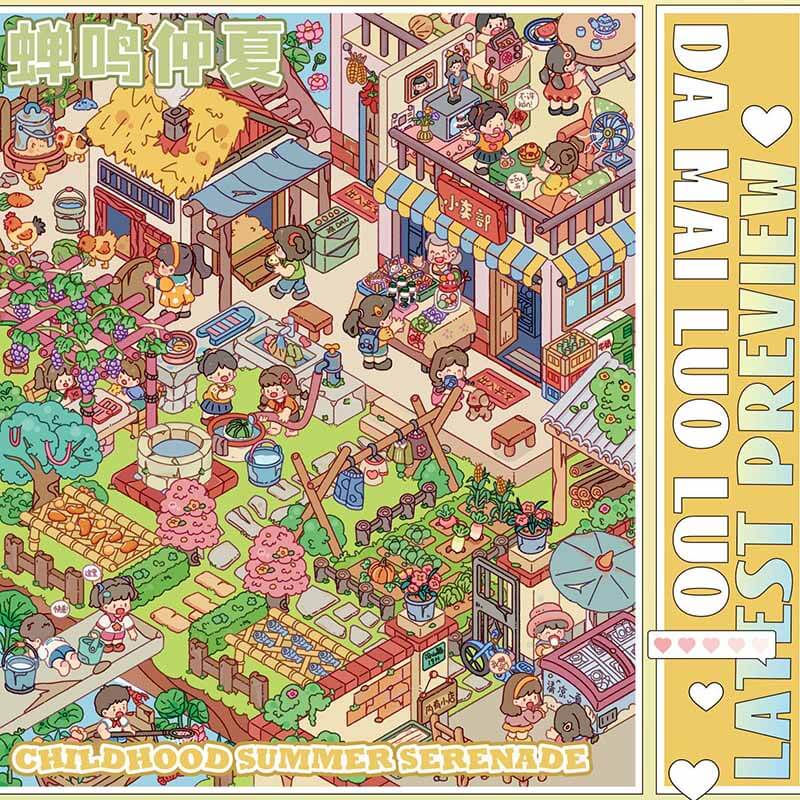 Seasons of Wonder DIY 3D Scene Stickers 4 Cute Scenes(L)