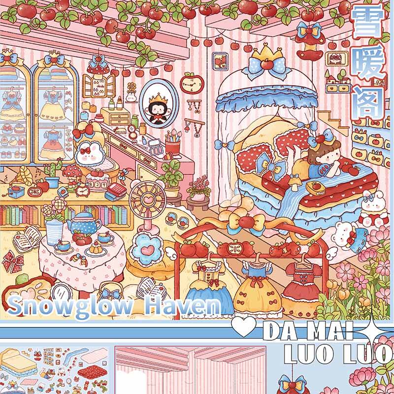 Seasons of Wonder DIY 3D Scene Stickers 4 Cute Scenes(L)