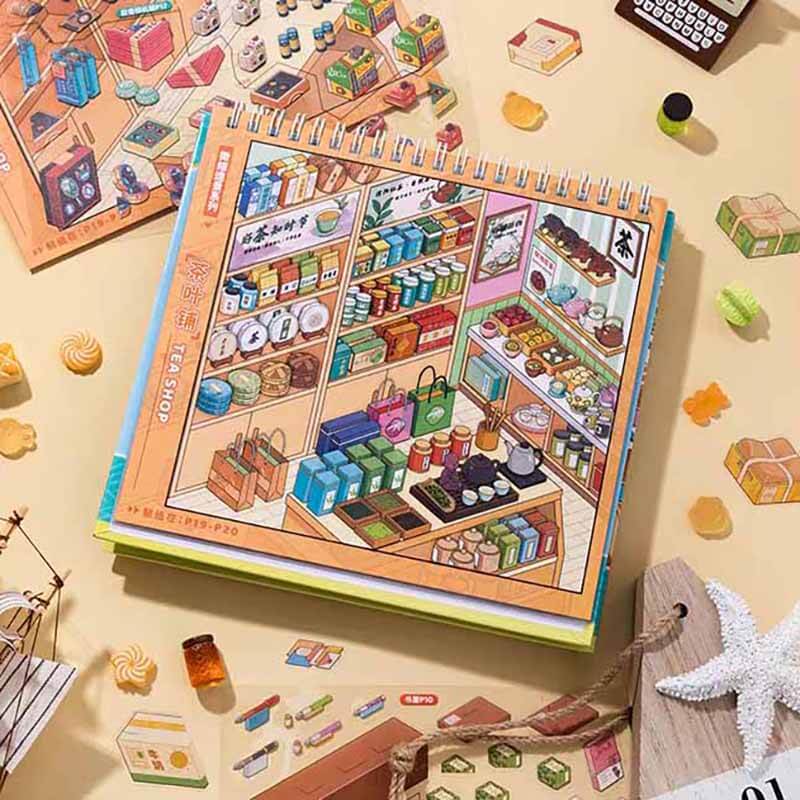 Shop Archive DIY 3D Scene Stickers 2 Cute Scenes(L)