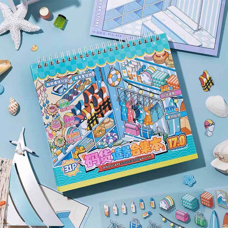 Shop Archive DIY 3D Scene Stickers 2 Cute Scenes(L)