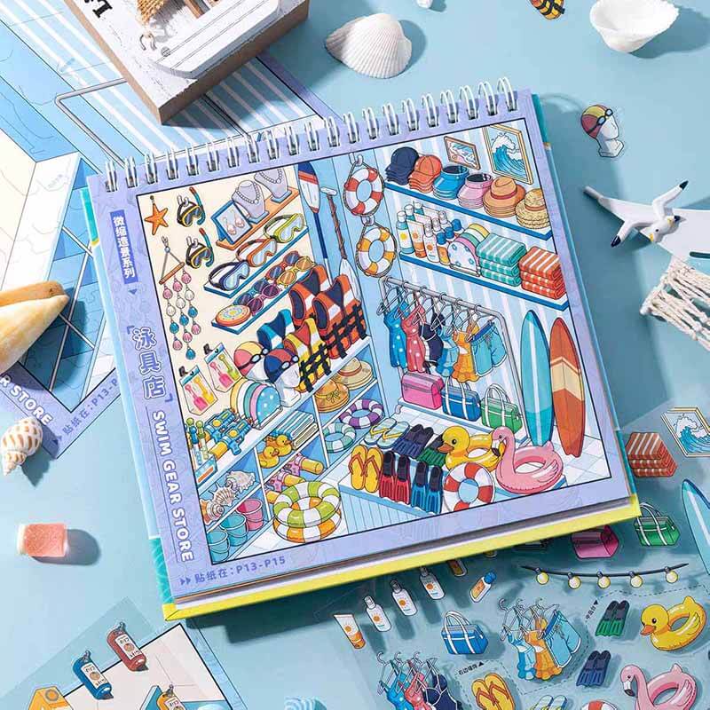 Shop Archive DIY 3D Scene Stickers 2 Cute Scenes(L)