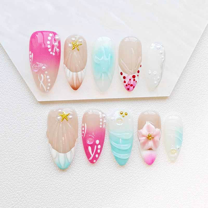 Beauty Art Garden Press On Nail Summer Margarita 216
