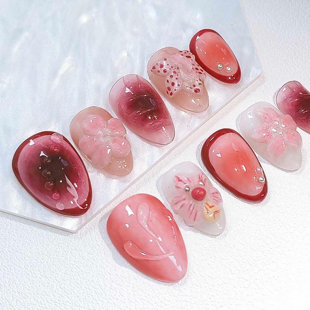Beauty Art Garden Press On Nails Sunpetal Haze 118