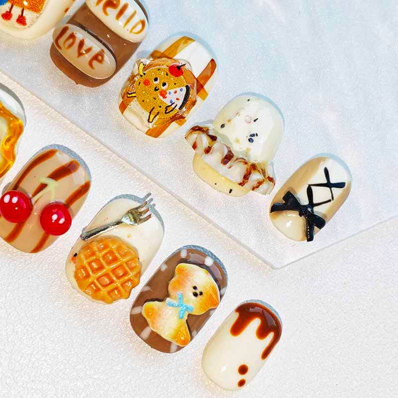 Beauty Art Garden Press On Nail Sweet Baking 217