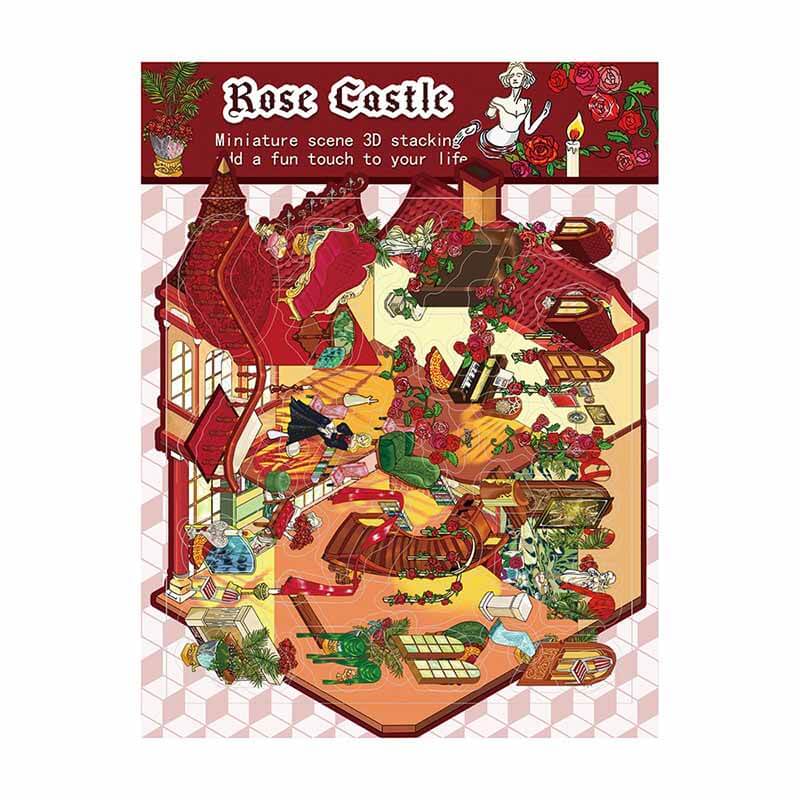 Sweet Manor DIY 3D Scene Stickers 2 Cute Scenes(S)