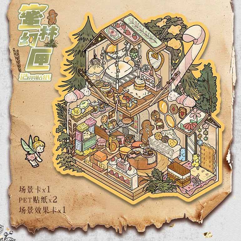 Timeless Tales DIY 3D Scene Stickers 2 Cute Miniature Scenes(L)