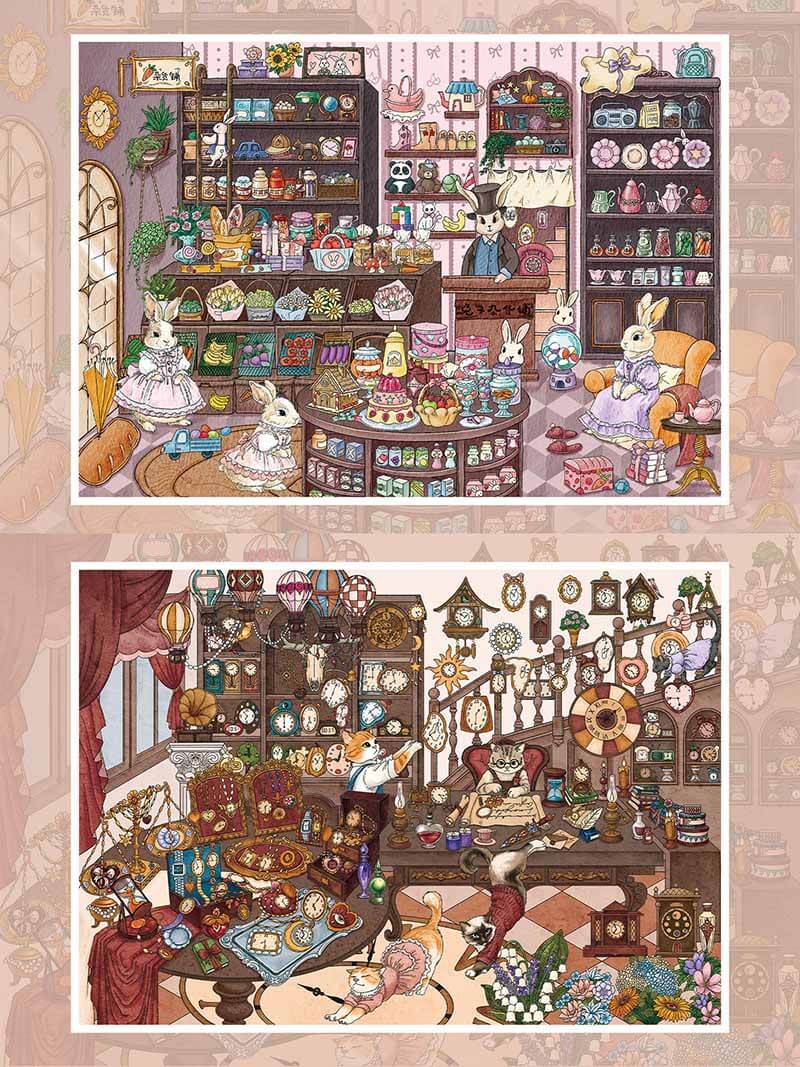 Tiny Makers DIY 3D Scene Stickers With Guide Lines(M)