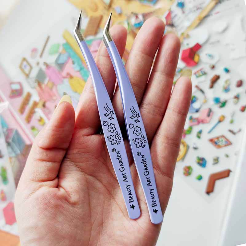 Cute Purple Flower Tweezer | Lash & Craft Tool