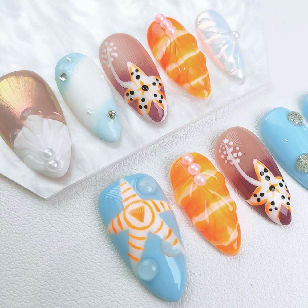 Beauty Art Garden Press On Nails Tropical Muse 172