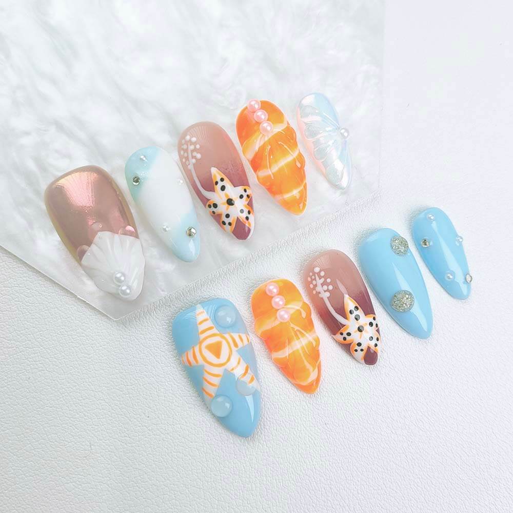 Beauty Art Garden Press On Nails Tropical Muse 172