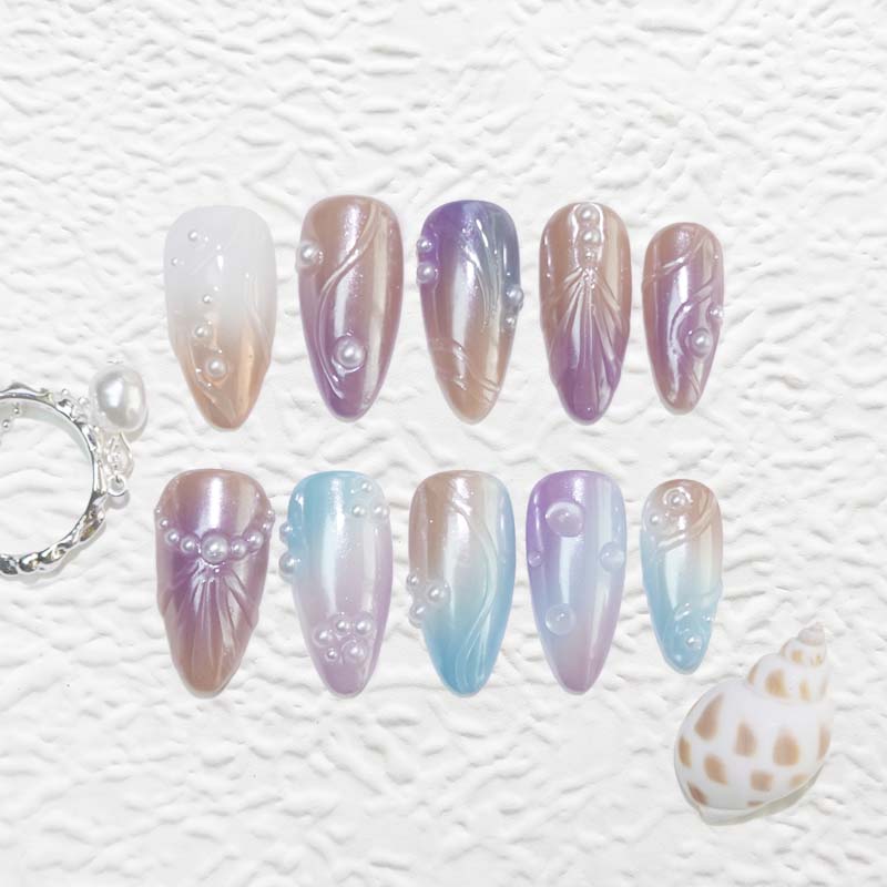 Art Garden Press On Nails Color Clash 144