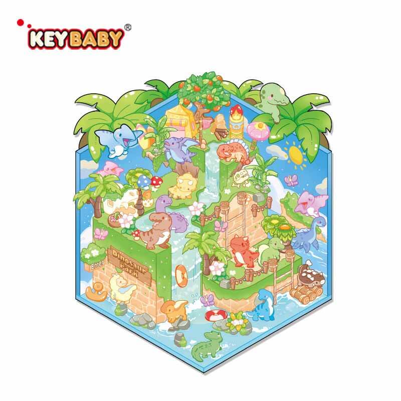 Whimsy Moments DIY 3D Scene Stickers 4 Lovely Miniature Scenes(L)