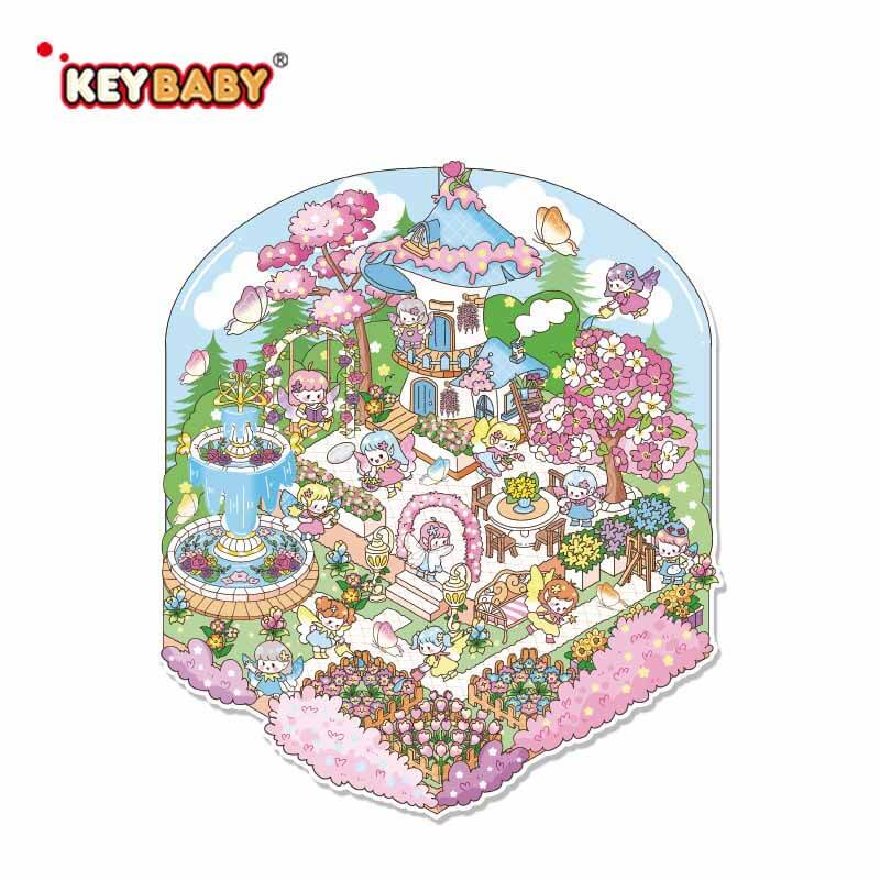 Whimsy Moments DIY 3D Scene Stickers 4 Lovely Miniature Scenes(L)