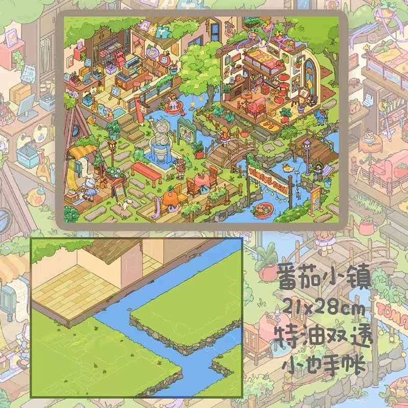 Winter Fest DIY 3D Scene Stickers 4 Cute Scenes(L)