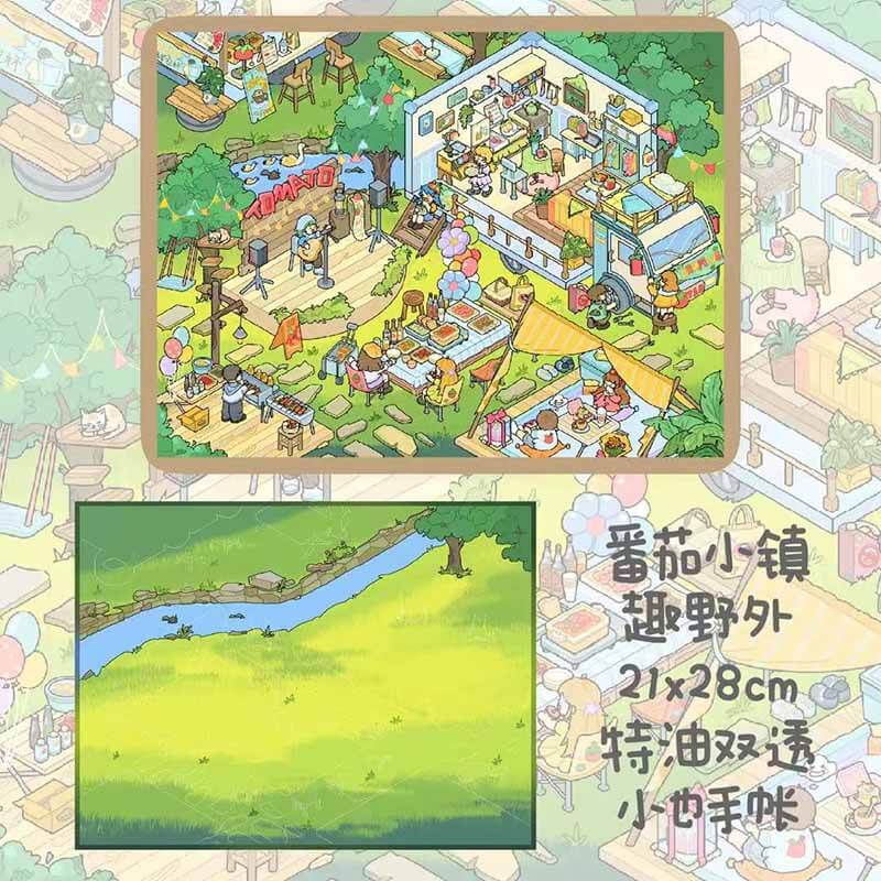 Winter Fest DIY 3D Scene Stickers 4 Cute Scenes(L)