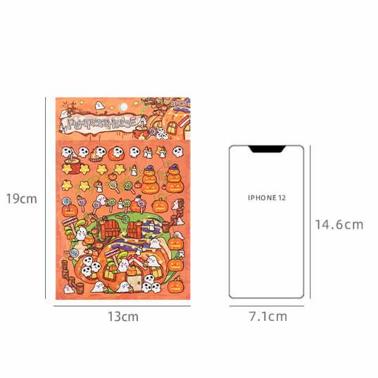 Wonder Carnival DIY 3D Scene Stickers 4 Cute Miniature Scenes(S)