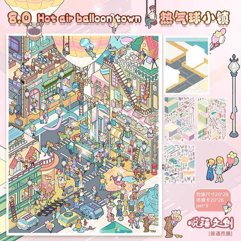 Woodland Escapes DIY 3D Scene Stickers 4 Cute Scenes(L)