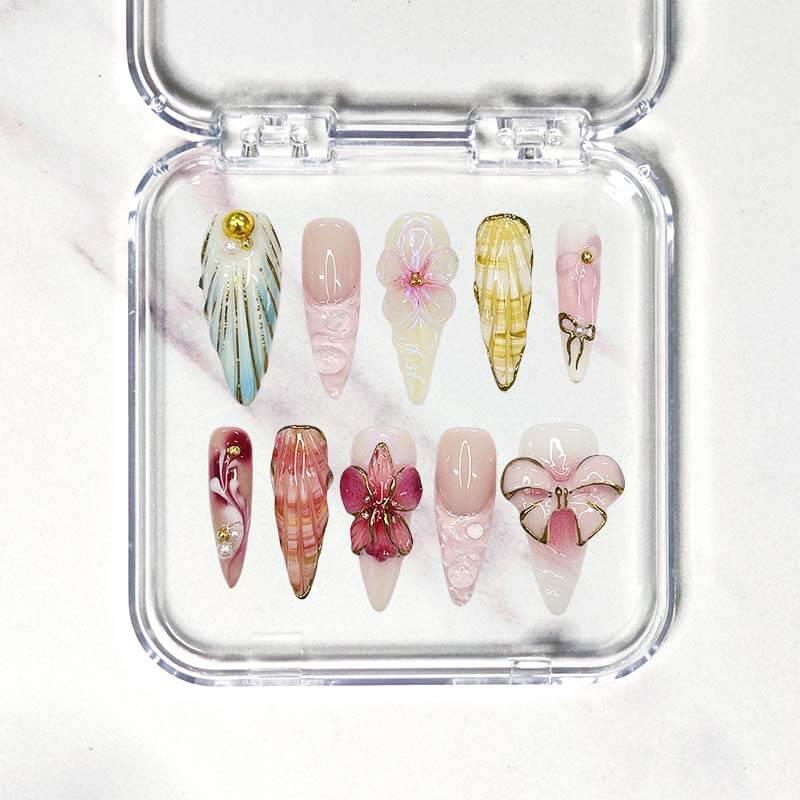 Art Garden Press On Nails Beach Parasise - Beauty Art Garden