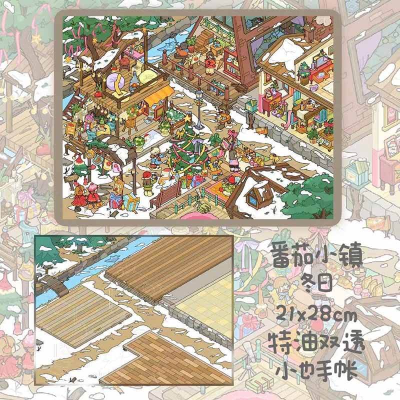 Travel Moments DIY 3D Sticker 3 Cute Miniature Scenes(L)
