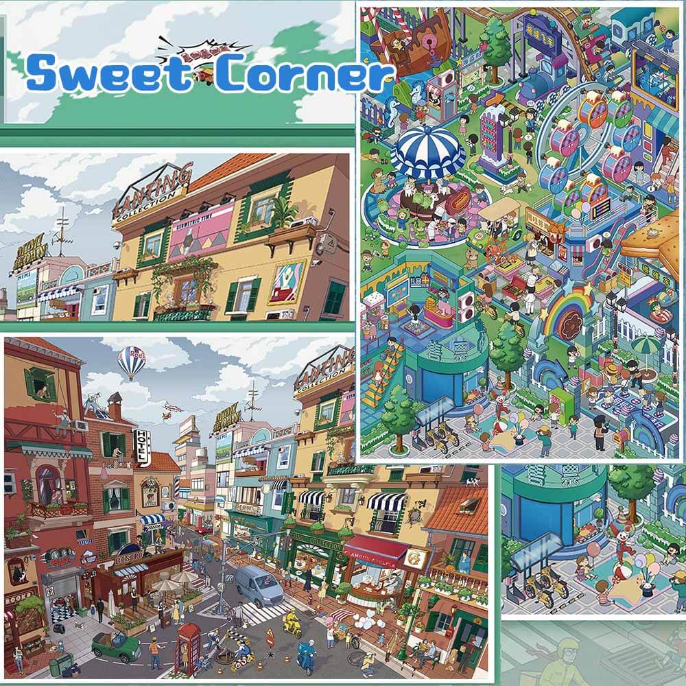 Sweet Corner DIY 3D Sticker 2 Cute Miniature Scenes(xL)
