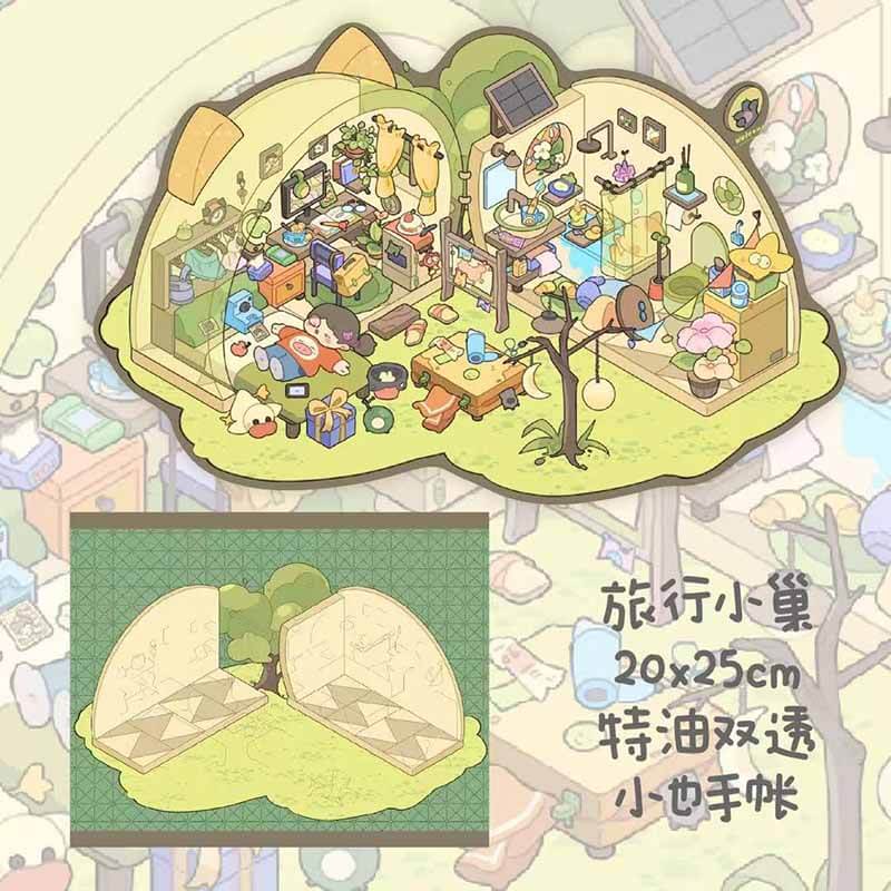 Travel Moments DIY 3D Sticker 3 Cute Miniature Scenes(L)