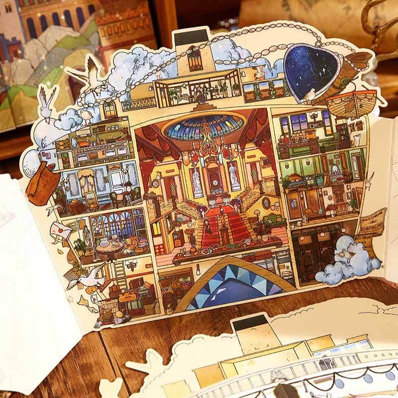 Mystic Dispatch DIY 3D Scene Stickers 2 Cute Scenes(XL)