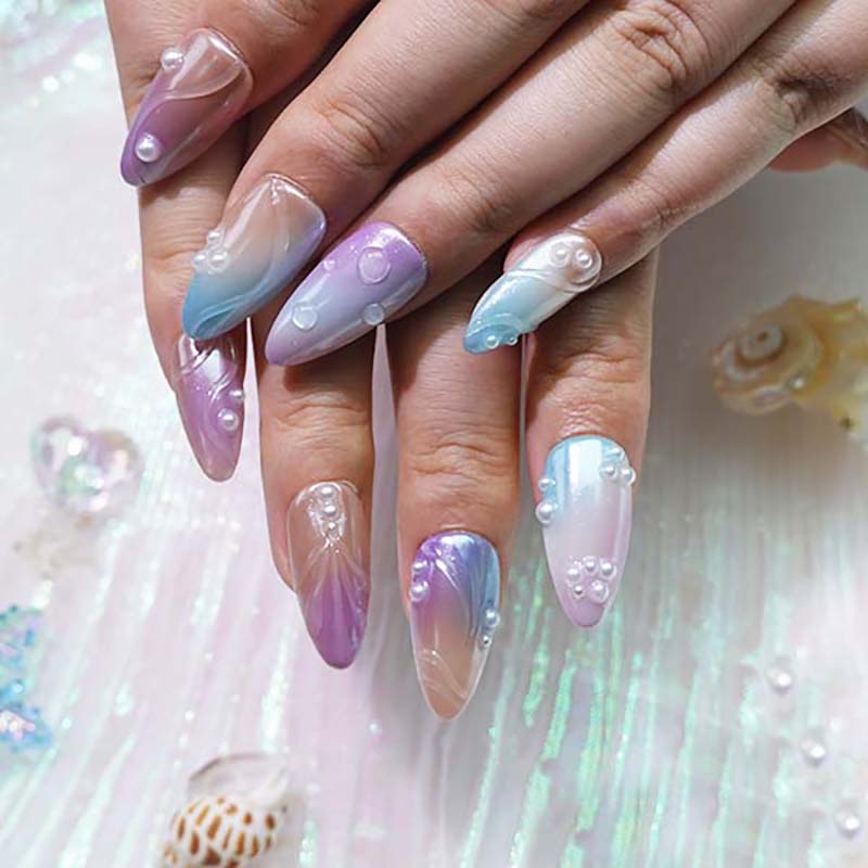Art Garden Press On Nails Color Clash 144