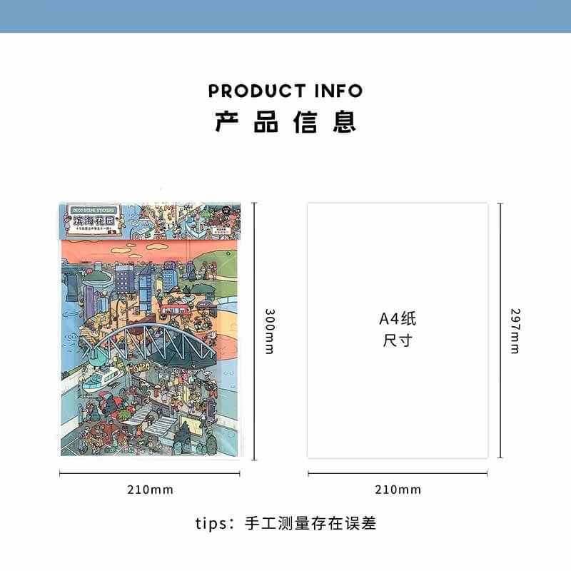 Coastal Diary DIY 3D Scene Stickers 2 Cute Scenes(L)